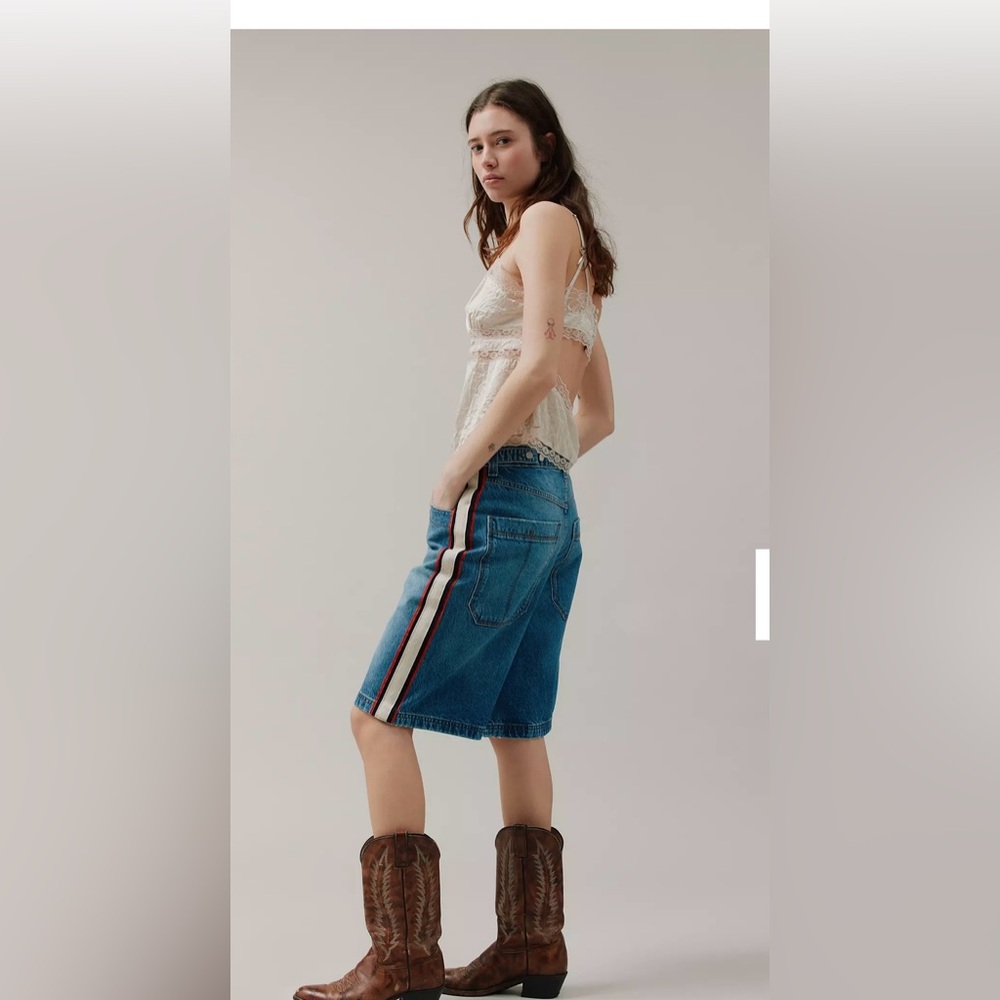 Blue Denim Women's Shorts